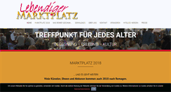 Desktop Screenshot of lebendiger-marktplatz.de